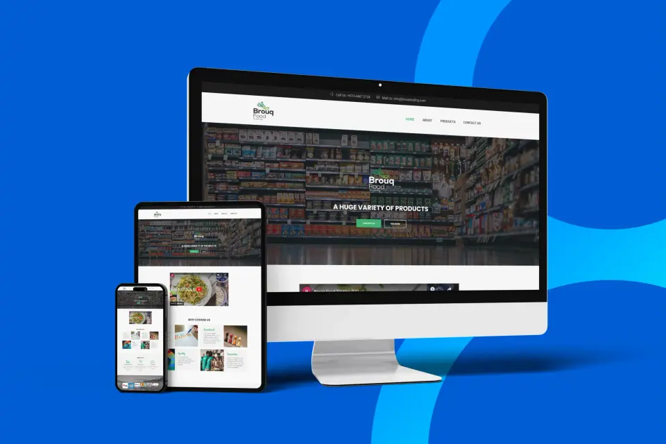 Brouq Trading Website project