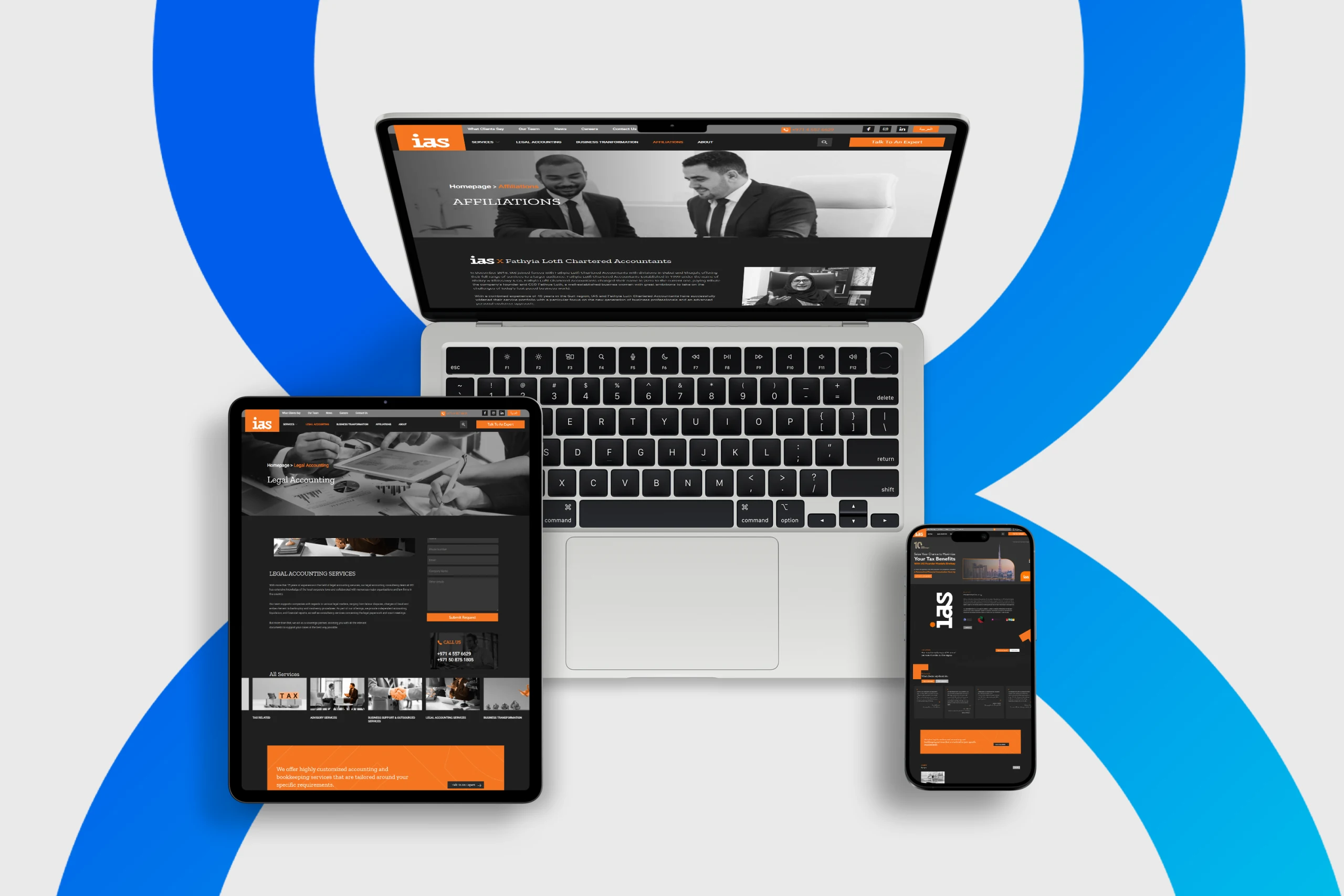IAS Website — Website Design project by 8 Digital Marketing Agency