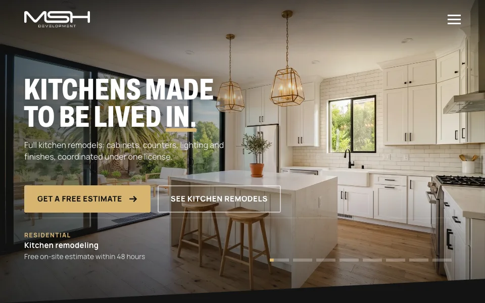 MSH Development Website project by 8 Digital Marketing Agency