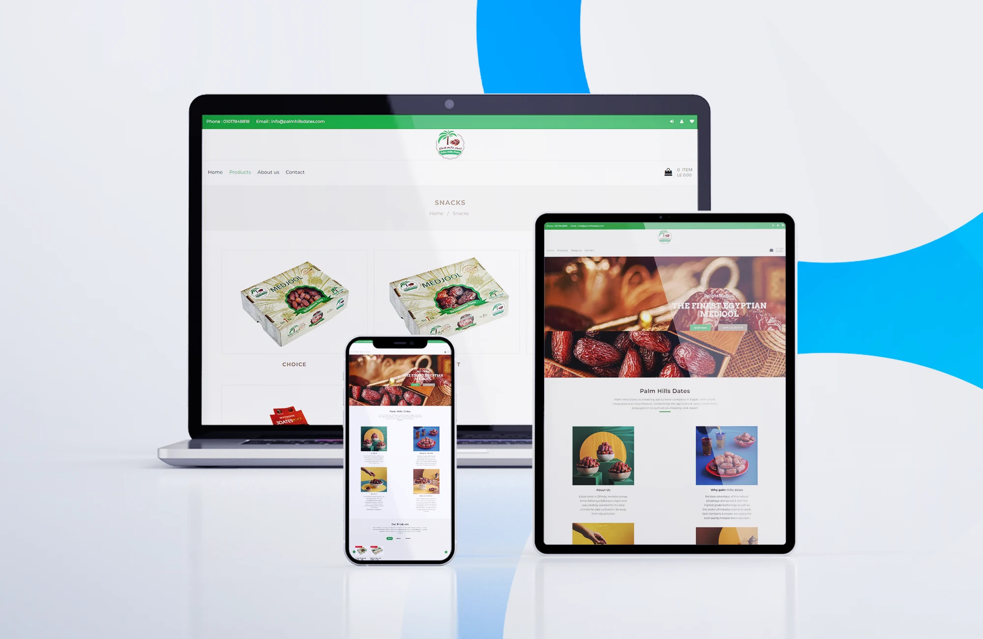 Palmhills Dates Website — Website Design project by 8 Digital Marketing Agency